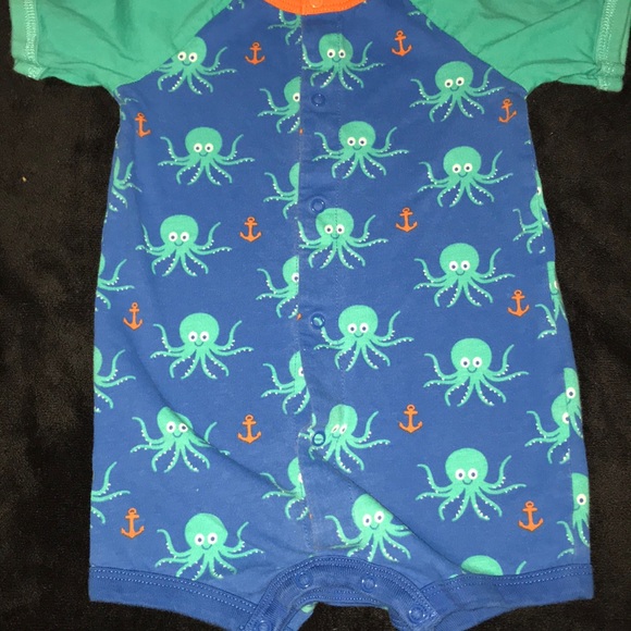 Baby romper blue octopus 6-9 months Koala Baby - Picture 4 of 8